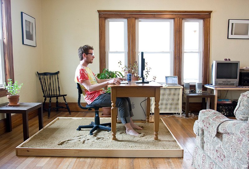 Sandy Beach Sandbox Home Office