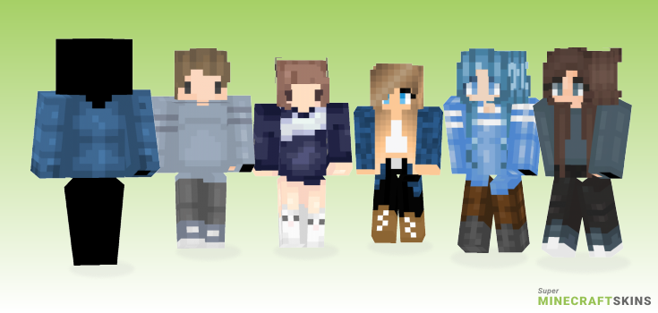 Blue sweater Minecraft Skins. Download for free at SuperMinecraftSkins