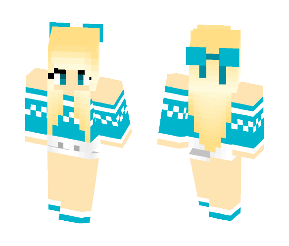 Blue Girl - Girl Minecraft Skins - image 1