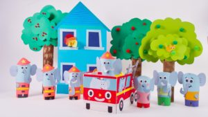 Here Comes The Fire Truck Play Set - Fancy Version