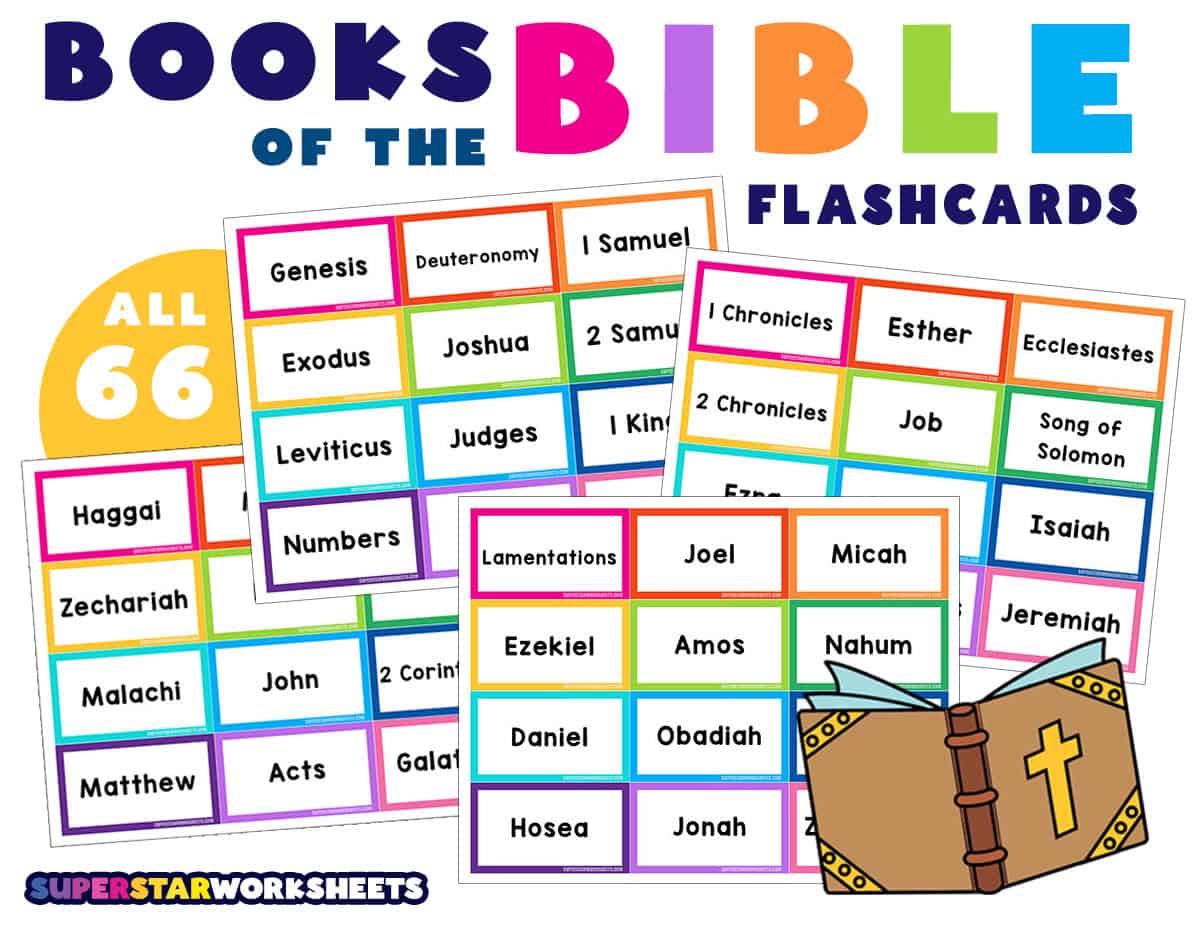 Books Of The Bible Learning Chart Poster For Kids 17, 46% OFF