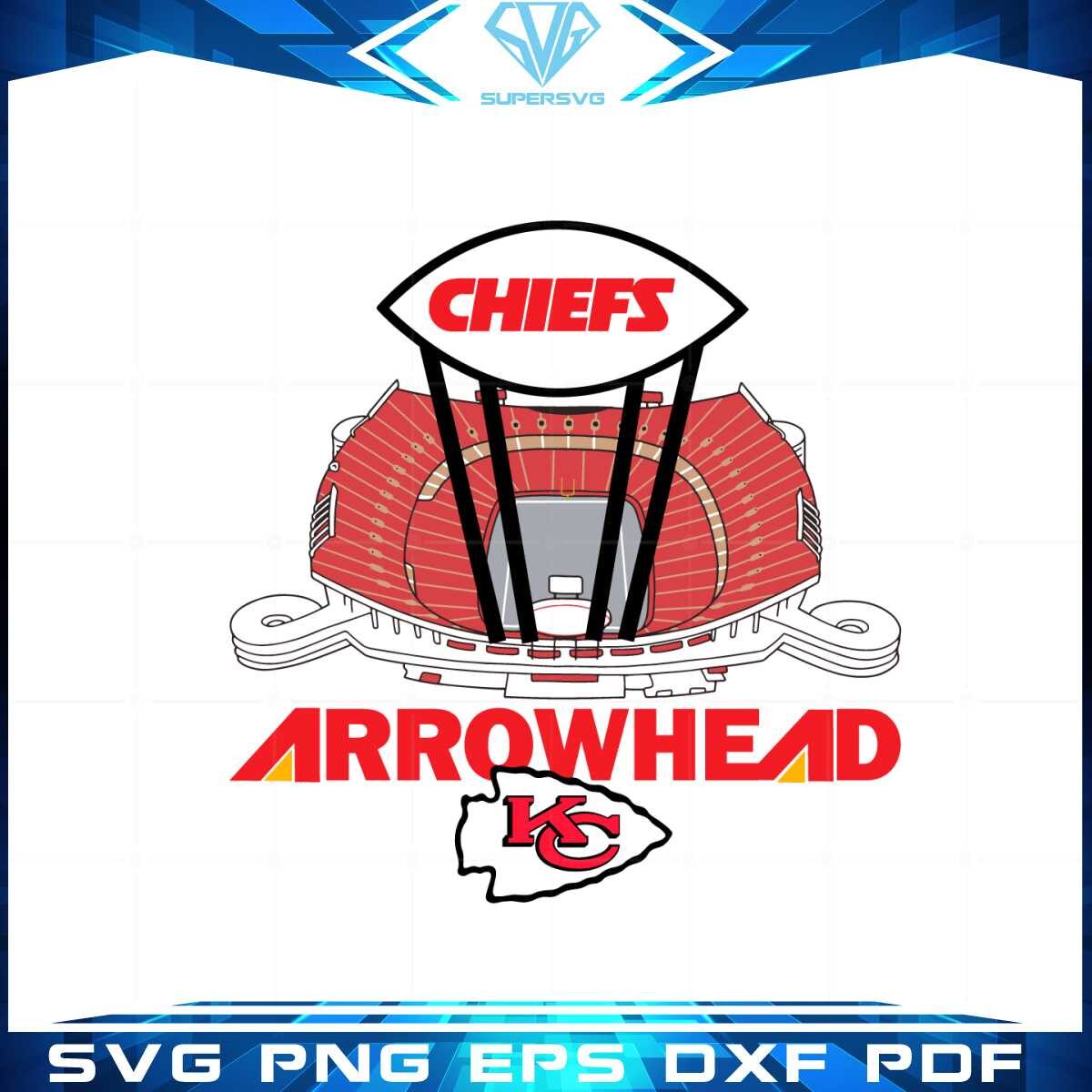 kansas-city-chiefs-arrowhead-stadium-svg-graphic-designs-files