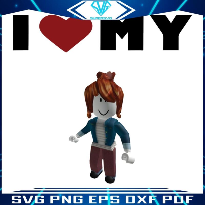 Adore My Roblox GF Bacon Girl SVG Delight