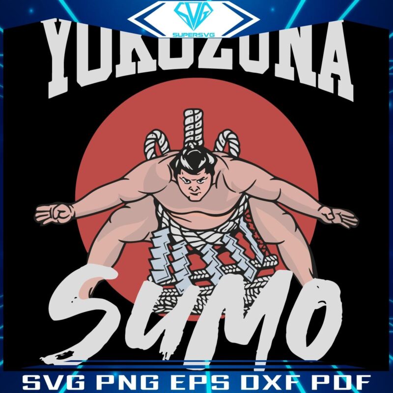 Japanese Yokozuna Sumo SVG