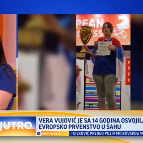 Ona je zlatna Srpkinja: Vera Vujović s 14 godina osvojila Evropsko prvenstvo u šahu VIDEO