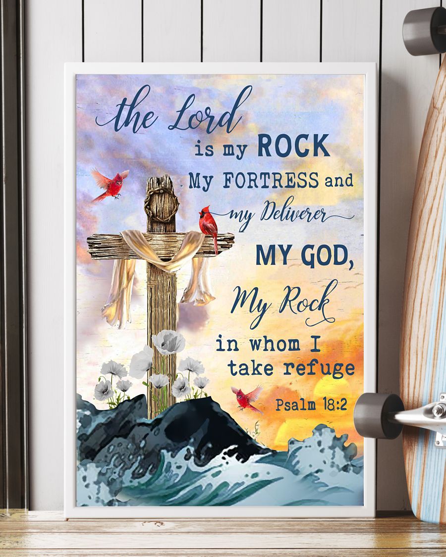 The Lord Is My Rock Easter Canvas And Poster, Wall Decor Visual Art ...