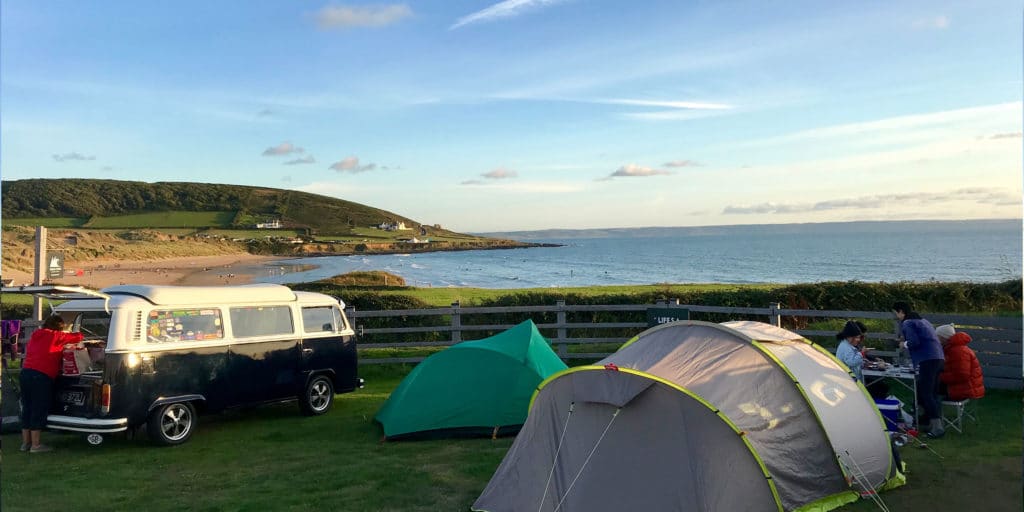 camping in croyde bay