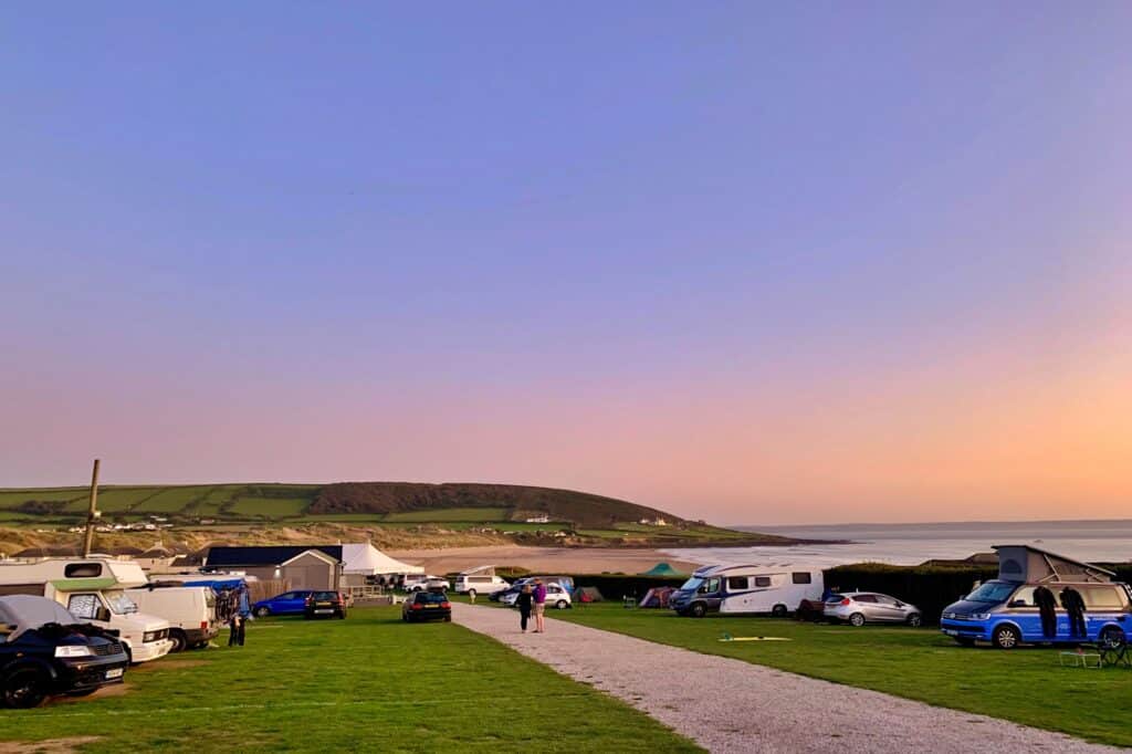 Camping in Croyde Bay Ocean Pitch Campsite