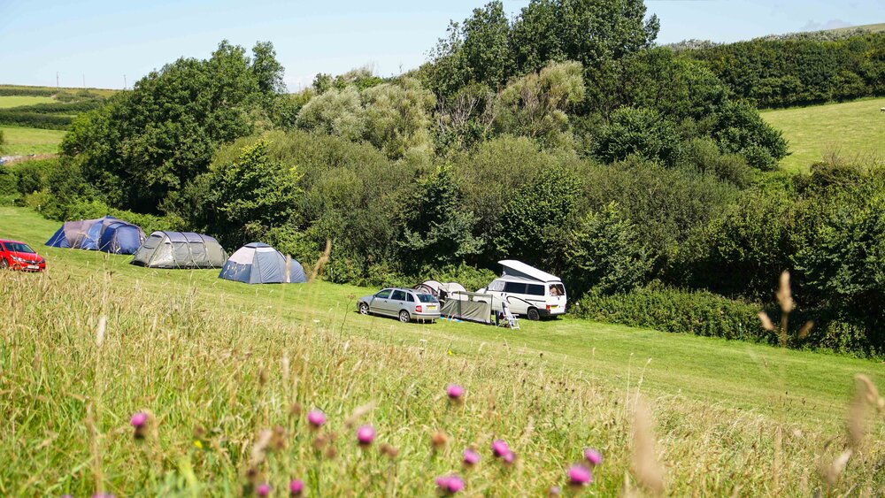 Quiet Campsites in Croyde Bay