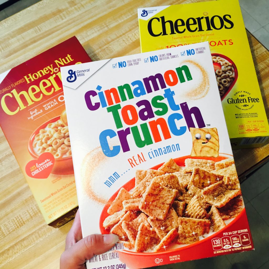 General Mills Cereal Tops Markets Cheerios Honey Nut Cheerios Cinnamon Toast Crunch