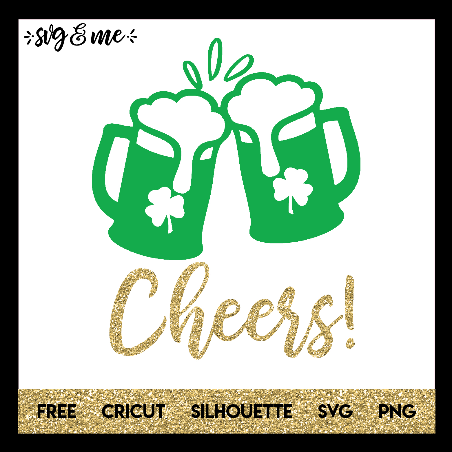 Download Free SVG Green Beer St Paddy's Cheers - SVG & Me