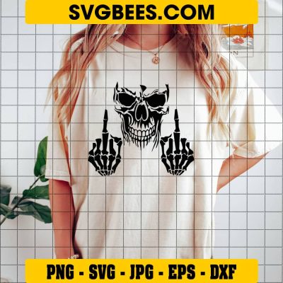 Skull SVG Skull with Bandana SVG - SVGbees