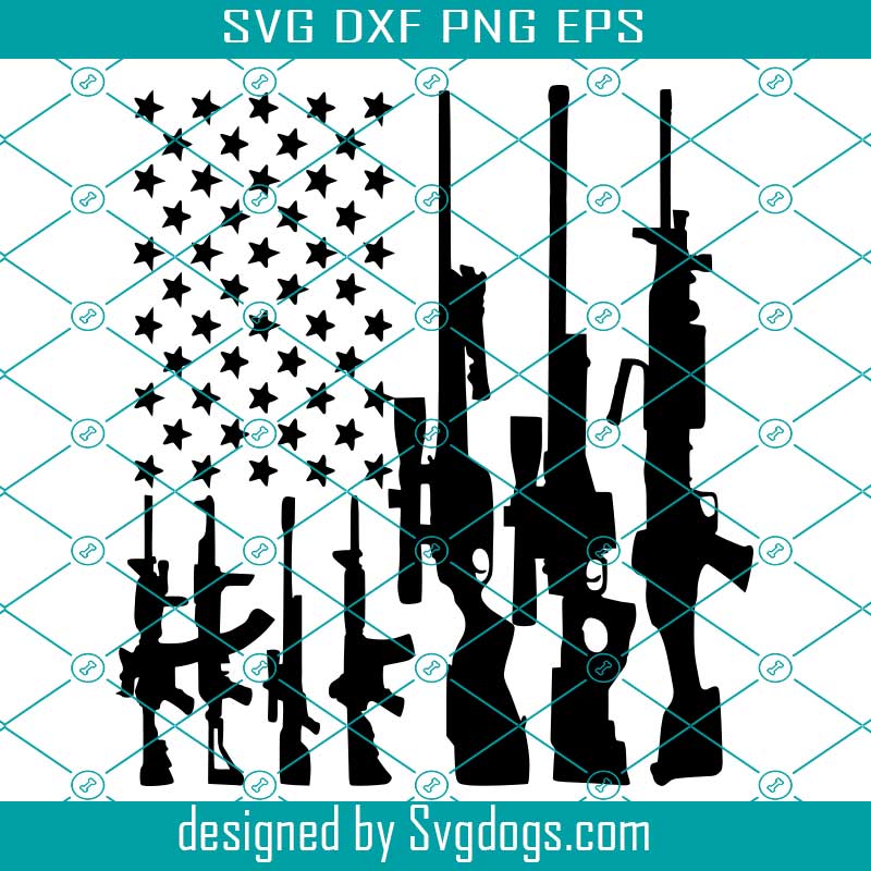 Gun Flag Svg Military Svg Rifle Flag Svg Bullet Flag Svg Etsy | Sexiz Pix