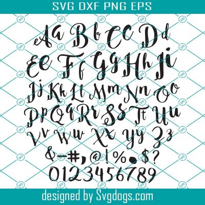 Sweet Alphabet Svg,Letter Svg, Split Font Svg, Split Alphabet Svg ...