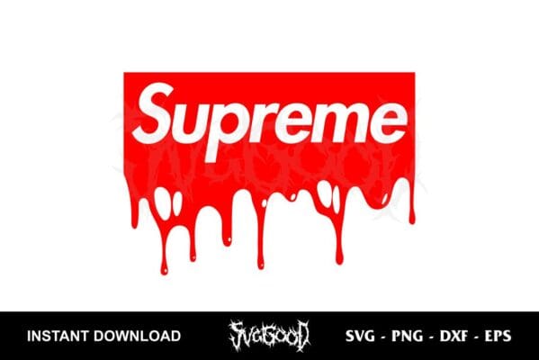 Supreme Drip Logo SVG | SVGGOOD