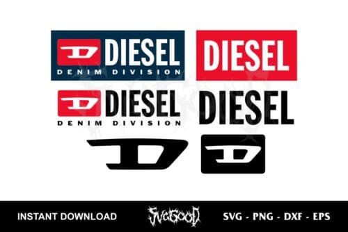 diesel logo svg bundle