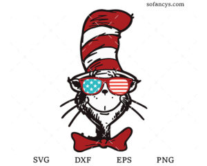 Dr Seuss 4th of July SVG