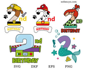 2nd Birthday Kid SVG Bundle