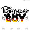 Birthday Boy Mickey SVG