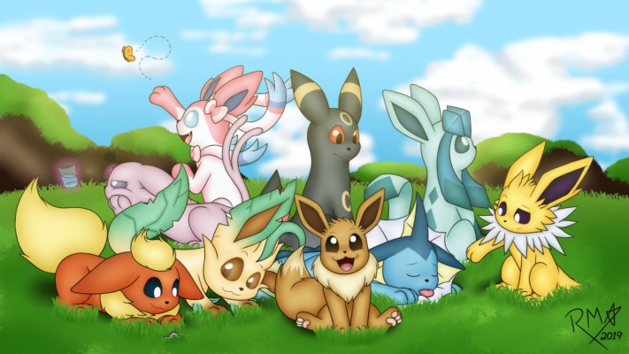 Eeveelutions Wallpaper By Richy Miner - Eeveelutions - 1280x720 ...