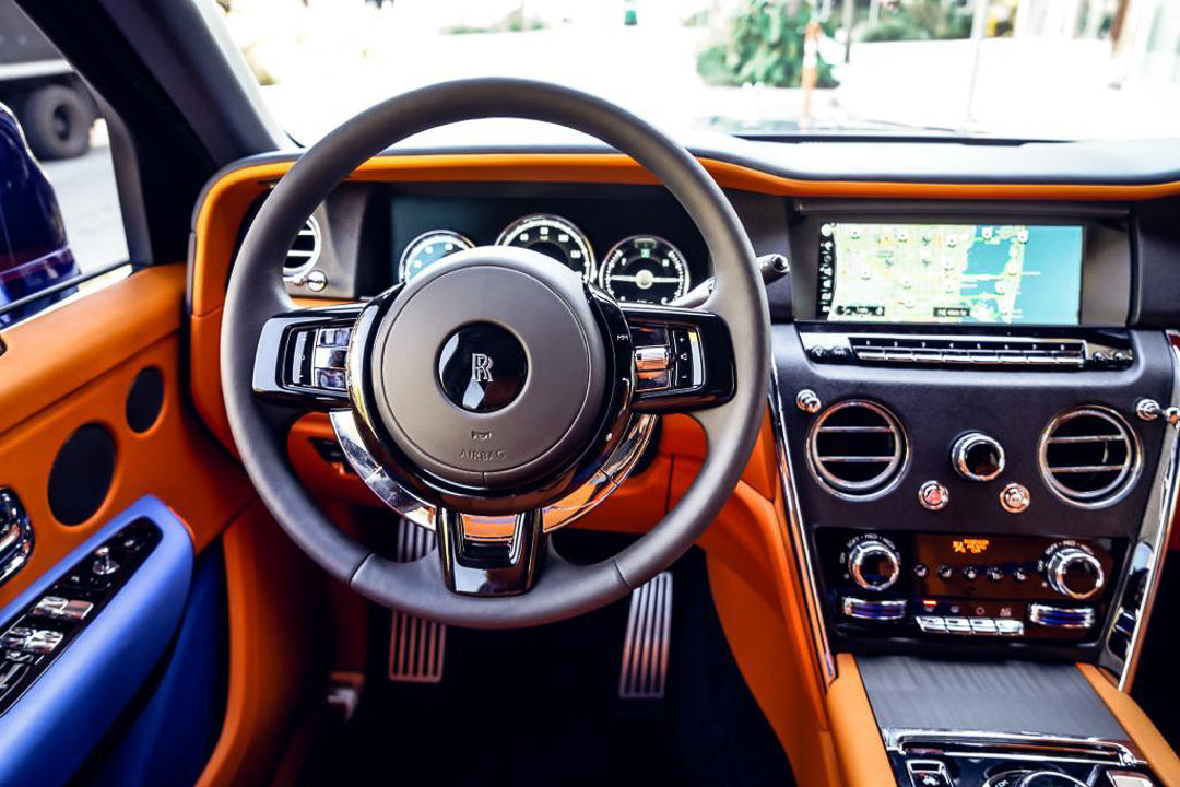 Used 2022 RollsRoyce Cullinan HERMES ORANGE INTERIOR SHOOTING STAR  HEADLINER For Sale Sold  Cassandra Motorsports Stock 10106