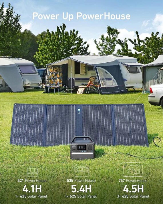 Anker 625 Solar Panel (100W) - A2431031 - Black