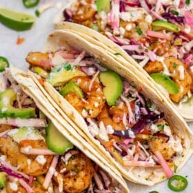 image of grilled shrimp tacos