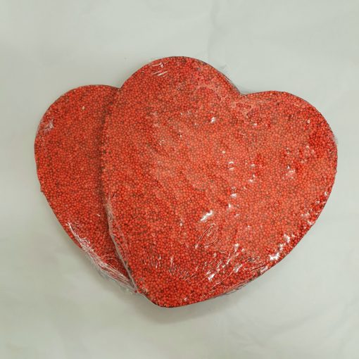 Giant Milk Chocolate Heart Speckle - Red - 250g