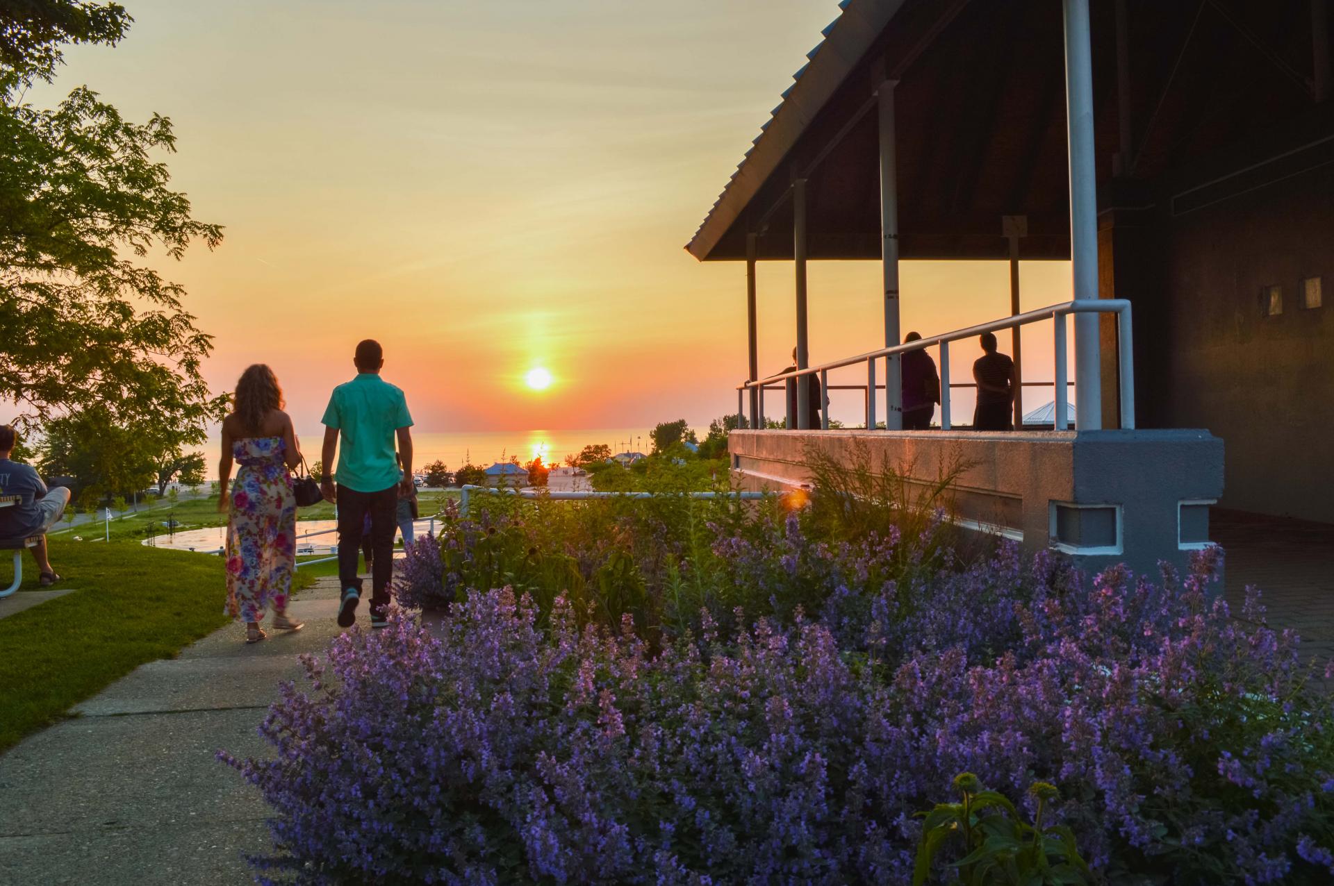 Lake-Bluff-Park-Sunset-Saint Joseph