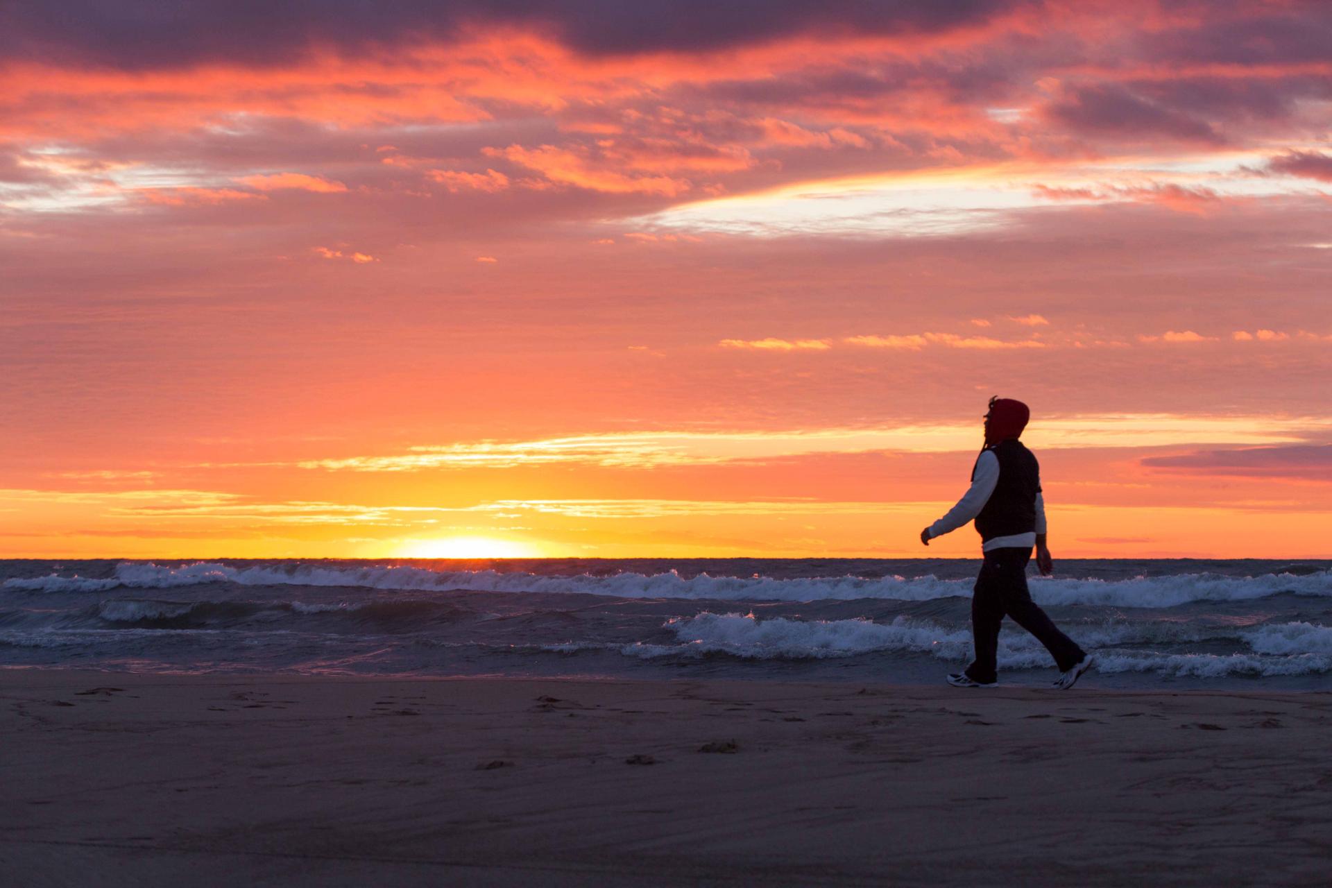 Sunset-on-the-beach