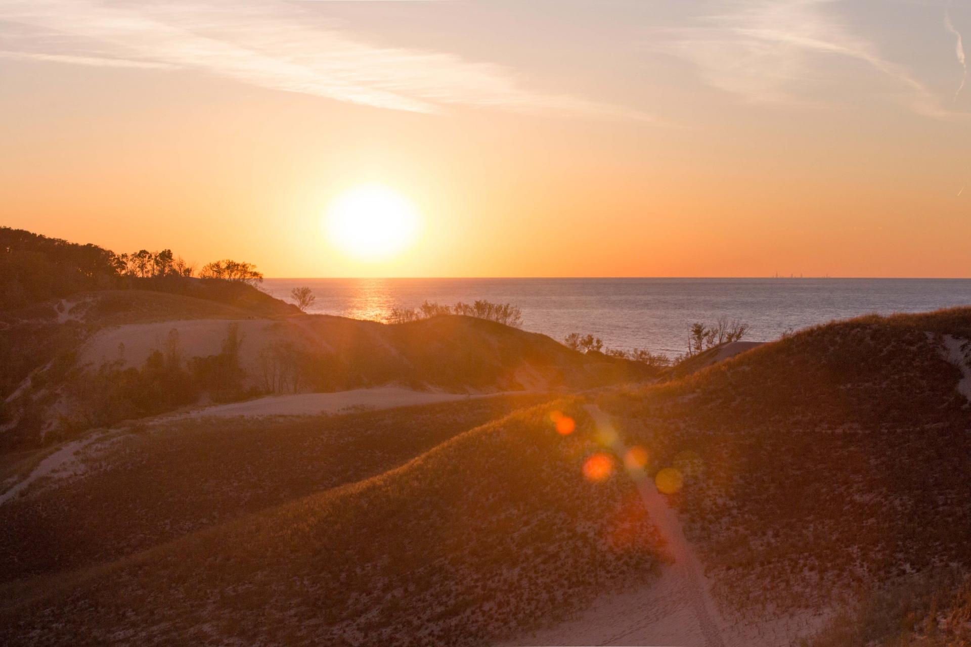 Warren-Dunes-State-Park-Sunset