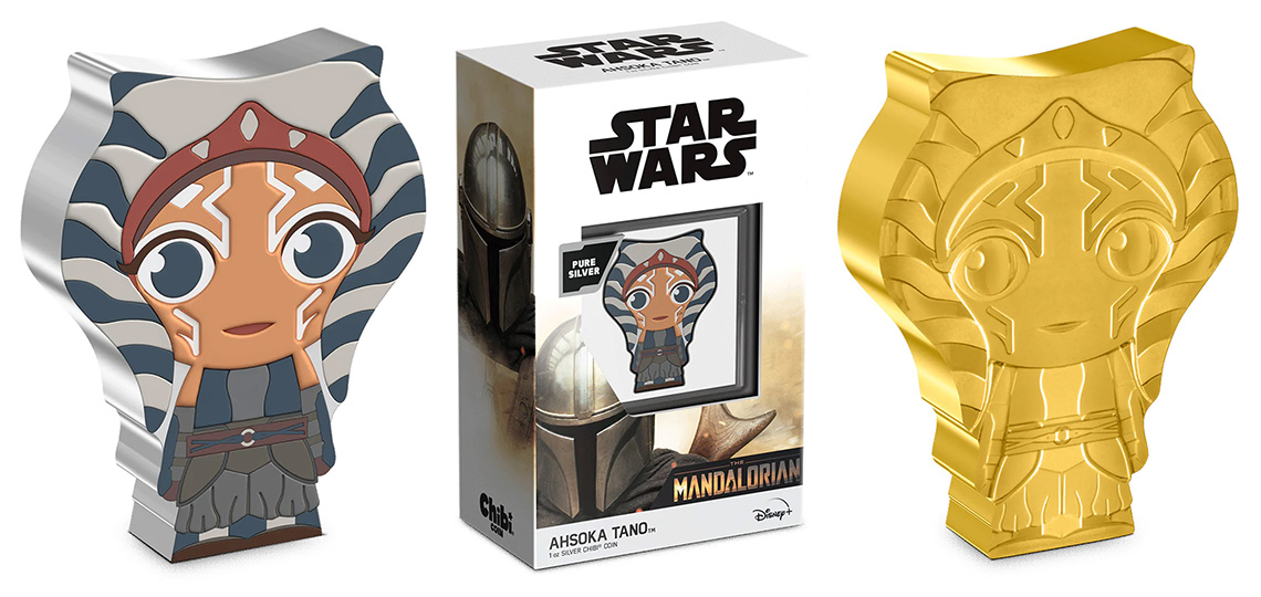 Ahsoka Tano Chibi Silver Coin from NZ Mint