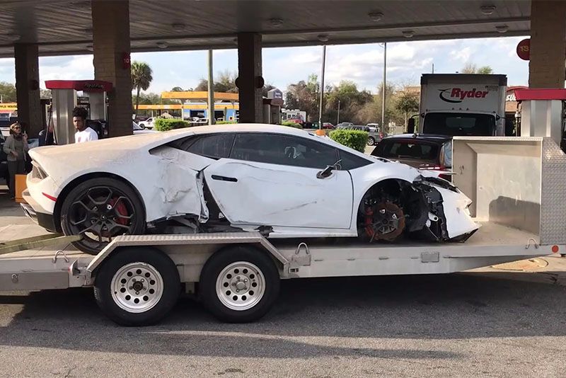 Rebuilding A Smashed Lamborghini Huracan