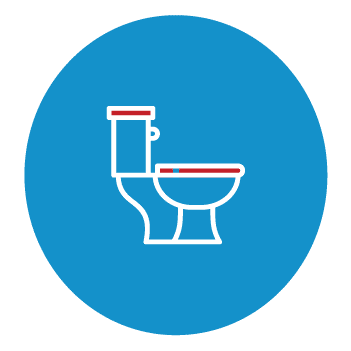 Blocked Toilet Repair Icon