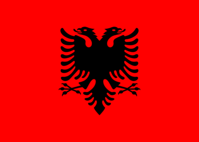 National flag of Albania