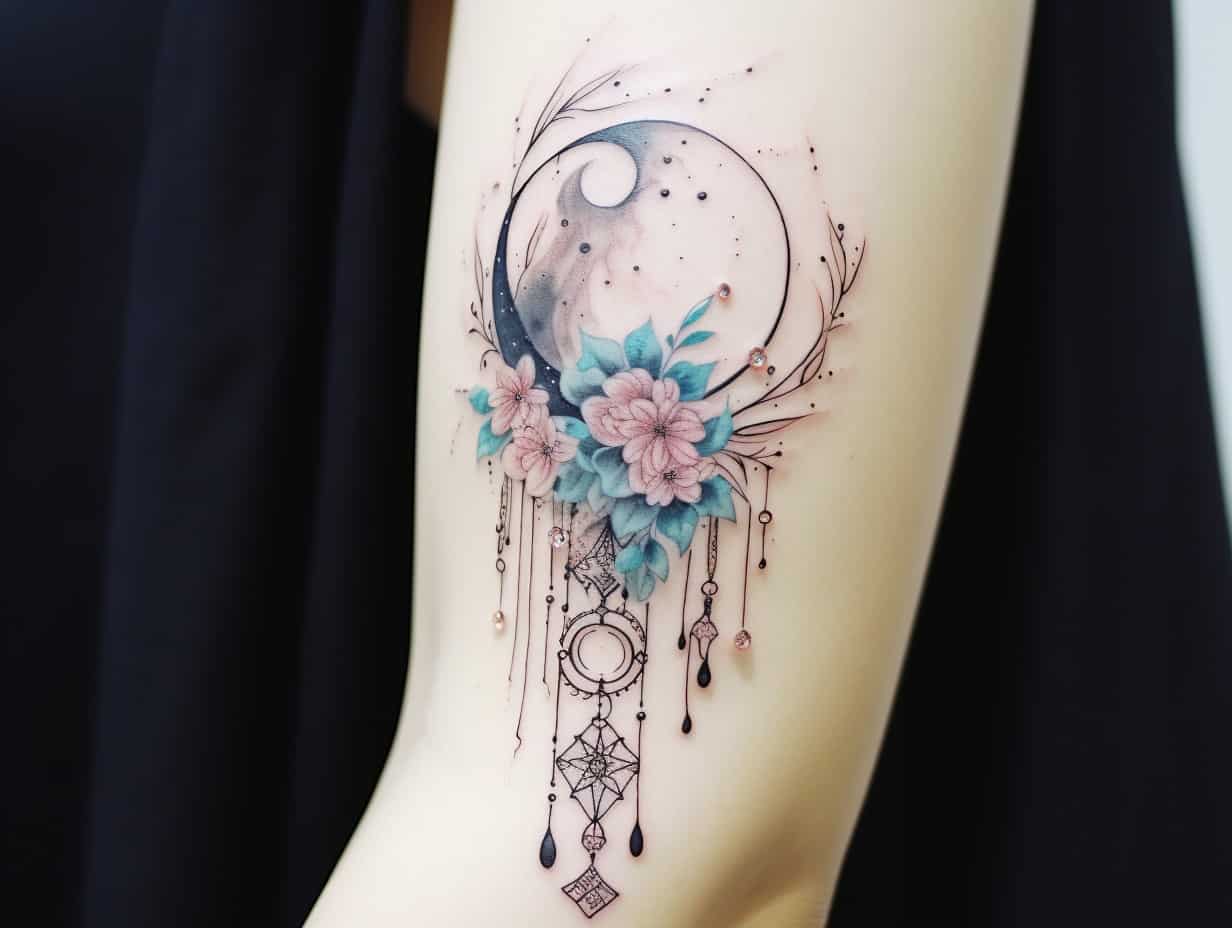 Moon Crystal Tattoos: Discovering Designs + Ideas