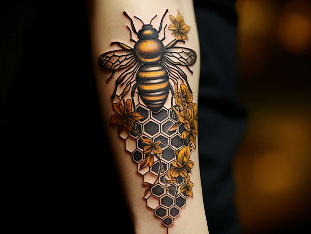 honeycomb tattoo