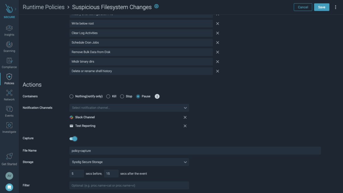 Top 9 file integrity monitoring (FIM) best practices | Sysdig