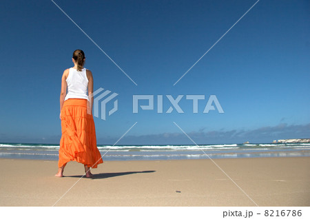 Orange skirt 8216786