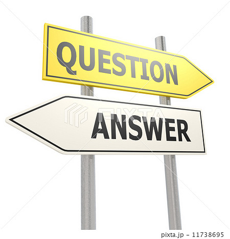 Question answer road sign 11738695