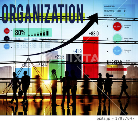 Organization Management Network Corporate Connection Concept 17957647