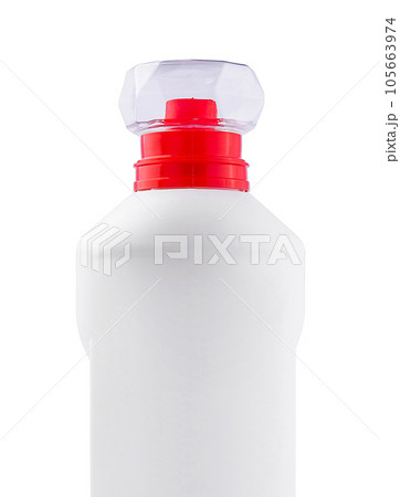 white detergent bottle for packaging isolated on white background 105663974