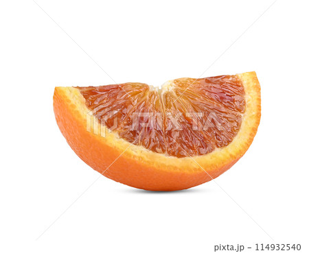 blood orange isolated on white background 114932540