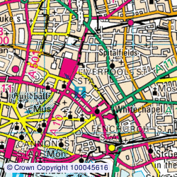 1:50,000 Modern Day Landranger(TM) Map © Crown Copyright