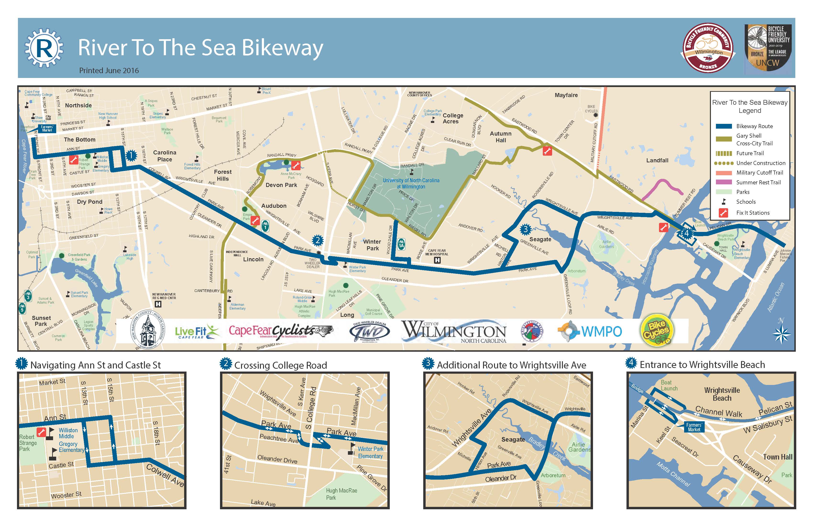 River to Sea Bikeway our favorite bike paths Wilmington Vacation Homes