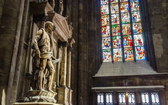 Saint Bartholomew statue