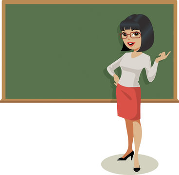 Female Teacher Cartoon Images – Browse 34,895 Stock Photos, Vectors ...