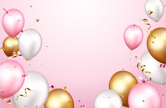 Pink And Gold Birthday Images – Browse 67,185 Stock Photos, Vectors, and  Video | Adobe Stock