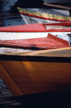 Fishing boat in a river, Marigot, St. Martin