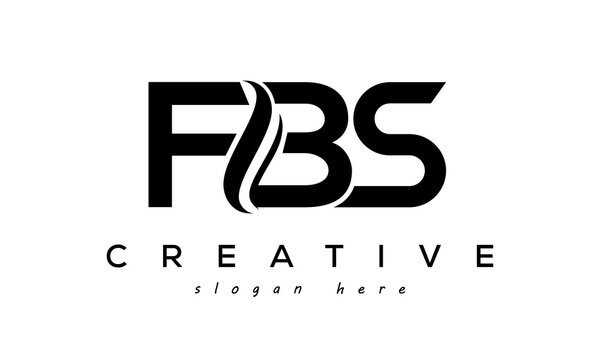 Letter FBS creative logo design vector	